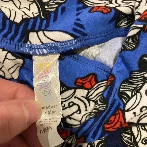 New LulaRoe Print Leggings Tween Size NWOT - Picture 4 of 5